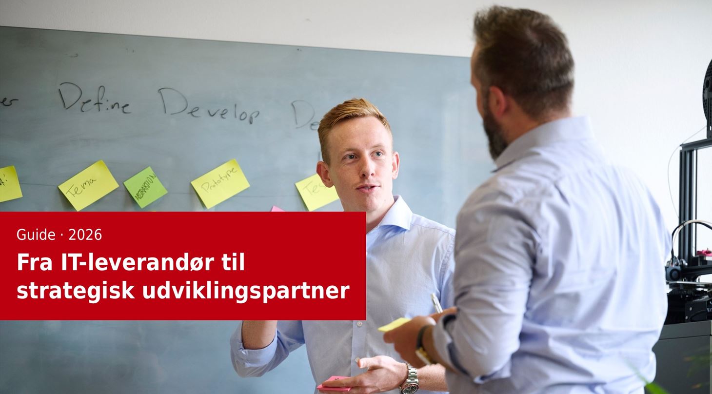Billede til fra IT-leverand�r til strategisk udviklingspartner nyny